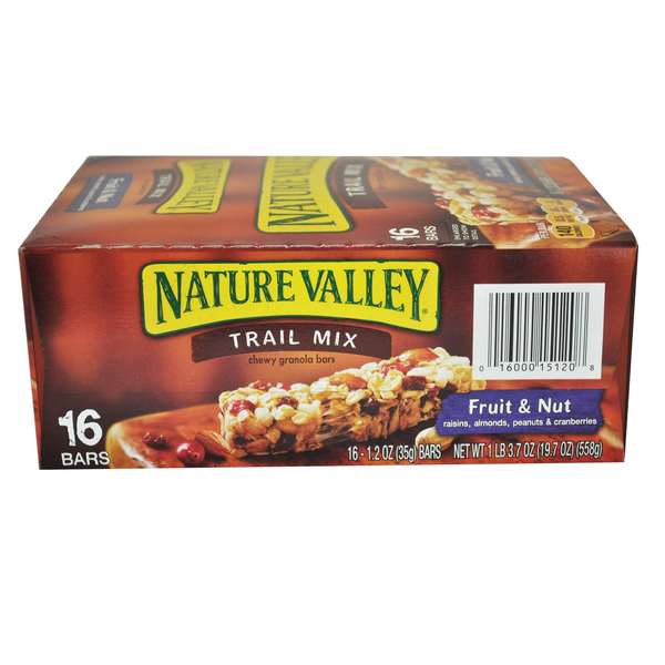 Nature Valley Nature Valley Chewy Fruit & Nut Trail Mix Bar 19.7 oz., PK128 16000-15120